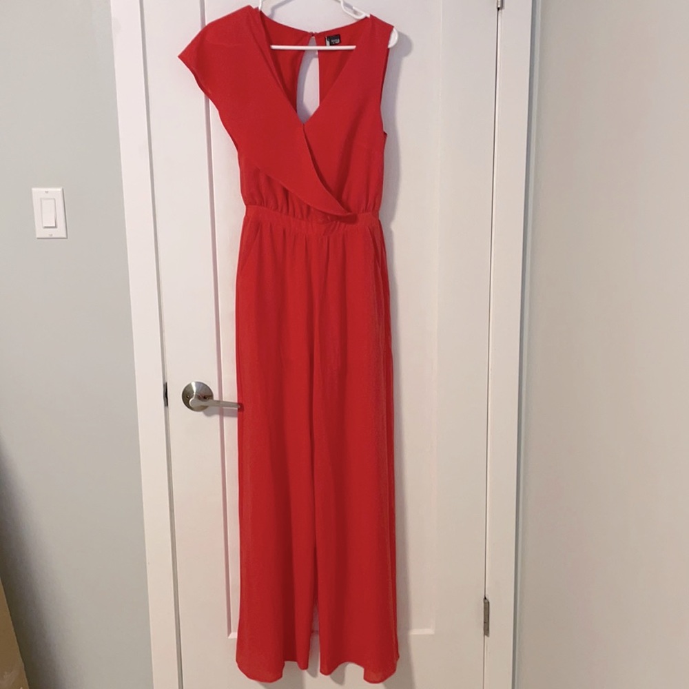 Sparkle & Fade Burnt Orange Jumpsuit